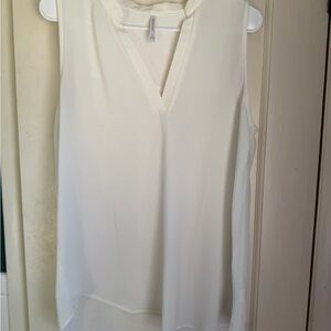 DNA Couture Ivory Sleeveless Blouse